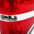 Kuafu Tail Light Brake Lamp Compatible With 2009-2014 Ford F-150 F150 Replacement For Fo2819143 Bl3z13404b Chrome Housing Red
