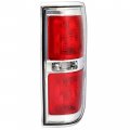 Kuafu Tail Light Brake Lamp Compatible With 2009-2014 Ford F-150 F150 Replacement For Fo2819143 Bl3z13404b Chrome Housing Red