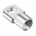 Uxcell Gas Spring End Fitting M8 Female Thread 6mm Hole Dia A3 Steel Silver Tone 3pcs
