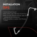 A-premium A C Discharge Line Hose Assembly Compatible With Nissan Rogue 2015-2019 L4 2 5l Compressor To Condenser