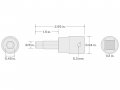 Tekton 1 2 Inch Drive X 3 8 Hex Impact Bit Socket Sib22210