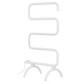Tangkula Towel Warmer Home Bathroom 100w Electric 5-bar Drying Rack Freestanding And Wall Mounted Design Hanger Heater White 23 