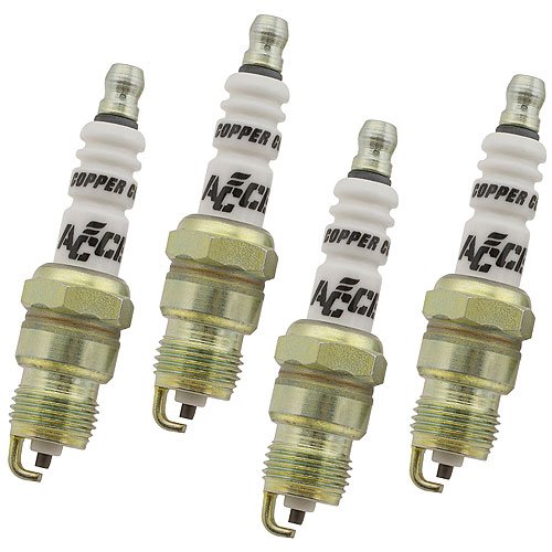 Accel 0574s-4 U-groove Spark Plug Header 14mm Thread 460 In Reach Heat Range Tapered Seat 5 8 Hex Projected Ti