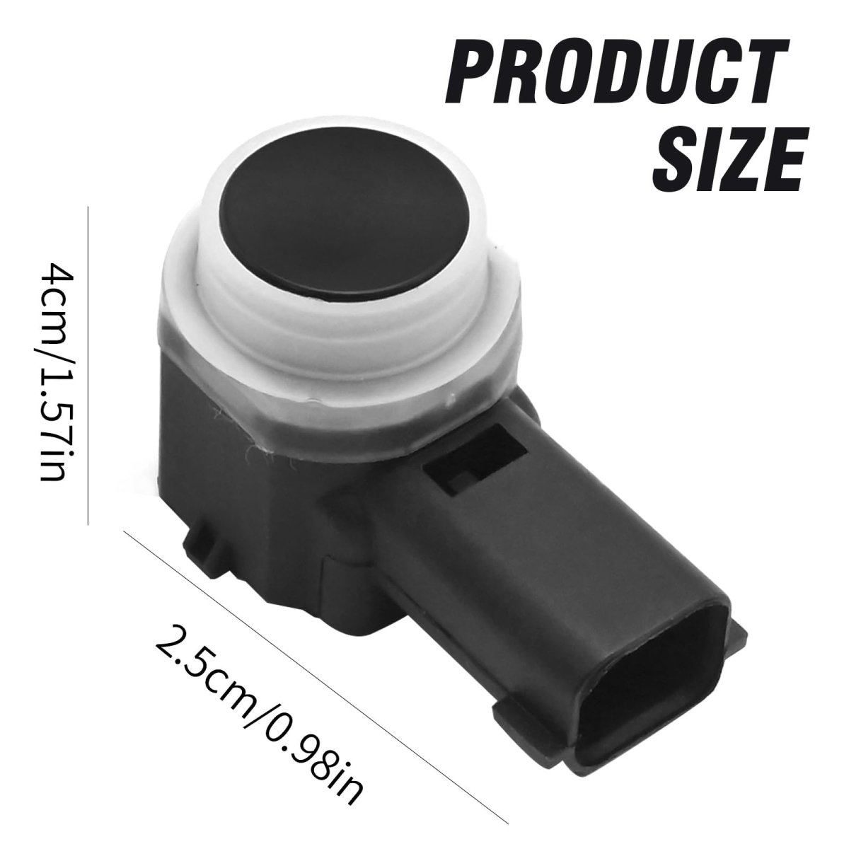 Hoypeyfiy 4pcs 8a53-15k859-abw Parking Bumper Reverse Aid Sensor Replacement Ford Edge Expedition Explorer Flex For Lincoln Mks