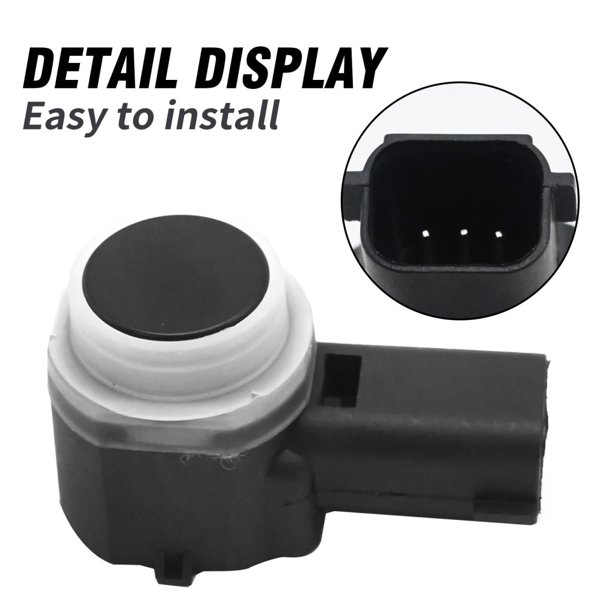 Hoypeyfiy 4pcs 8a53-15k859-abw Parking Bumper Reverse Aid Sensor Replacement Ford Edge Expedition Explorer Flex For Lincoln Mks