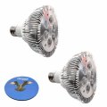 Hqrp 2-pack Par30 Short Neck Led Light Bulbs 10w 60w Equivalent Medium Screw E26 E27 Base 560 Lumens Warm White 3000k 120a Beam