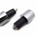 2x Chrome Universal Handle Bar End Plug Grip Ends Caps For 22mm 7 8 Bars Motorcycles Atv Chrome P N Xh5007 