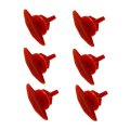 Weather Strip Retainers For Acura Tl 1995 2008 6 Pieces Pink Nylon Material 15mm Head Diameter 91530sp1003 