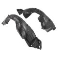 Front Inner Fender Liner Splash Shield Guard For 2016 2018 Honda Civic And 2019 Si Driver Passenger Side Mo-5580 Replacement 