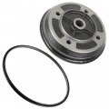 Caltric Front Left Or Right Brake Drum With Seal Compatible Kawasaki Mule 2510 Kaf950 Diesel 2000 2001