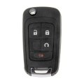 Keyless Remote Case Repair For Gmc Terrain 2010 2017 4 Button Shell Replacement 20873622 Plastic Rubber Metal Black Lock Unlock 