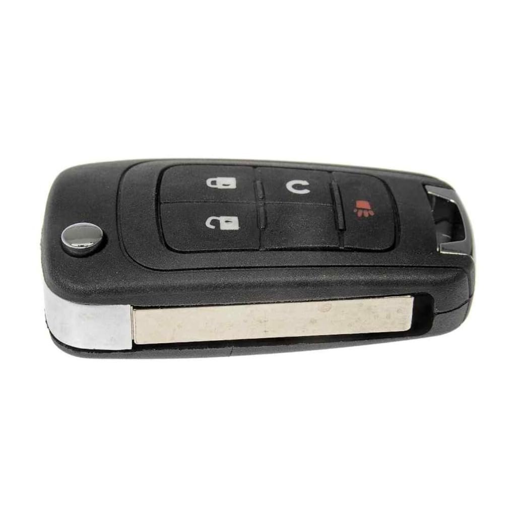 Keyless Remote Case Repair For Gmc Terrain 2010 2017 4 Button Shell Replacement 20873622 Plastic Rubber Metal Black Lock Unlock
