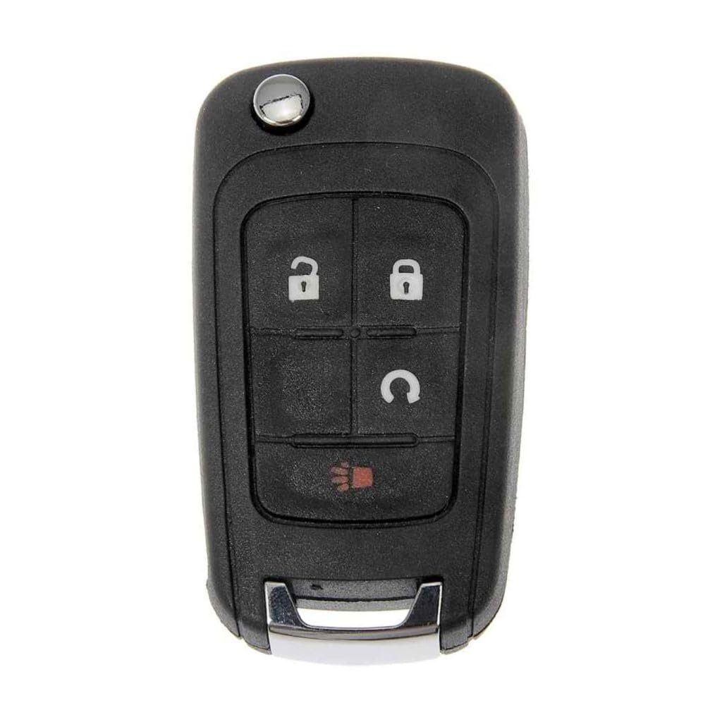 Keyless Remote Case Repair For Gmc Terrain 2010 2017 4 Button Shell Replacement 20873622 Plastic Rubber Metal Black Lock Unlock