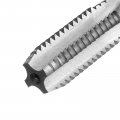 Uxcell Metric Thread Tap M13 X 2 H2 130mm Extra Long Straight Flute Screw Milling Machine Taps Threading Tapping Repair Tool