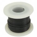 Ex Electronix Express Solid Hook Up Wire 22 Gauge 25 Foot Spool Black Shade May Vary 