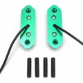 Httmt- Classic Green Led Mirror Block Off Base Plate Compatible With Kawasak 13-18 Ninja Zx-6r 13-20 250 P N