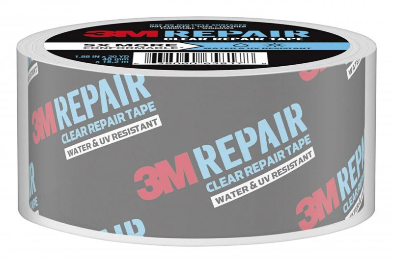 3m Clear Repair Tape Allows Discreet Repairs Indoor And Outdoor 1 88 Inches X 20 Yards Roll