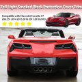 Sekhyna Car Tail Light Smoked Black Protection Cover Trim Abs 4pcs Compatible With Corvette C7 Stingray 2014-2019 Accessories