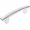 Cosmas 25 Pack 5236ch Polished Chrome Contemporary Cabinet Hardware Handle Pull 3-1 2 Inch 89mm Hole Centers 