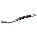 Rear Bumper Diffuser For 2024-2025 Hyundai Elantra Except N-line Lower Valance Lip Splitter 3pcs Carbon Fiber Color 