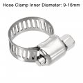 Uxcell Barb Hose Fitting 12mm Od Tee T Shape Pipe Connector Brass 2pcs With 6pcs 9-16mm Clamps