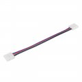 A 10pcs 4 Pins Rgb 5050 Led Light Strip Connector 10 Mm Wide To Jumper Wire 