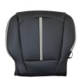 Driver Bottom Leather Seat Cover Black For Ford F250 F350 F450 F550 Platinum 2017 2018 2019 2020 2021 2022 Microfiber With 
