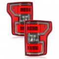 Kuafu Pair Led Tail Light Compatible With 2018-2020 Ford F-150 Pickup Xl Xlt Rear Brake Lamp Assembly Driver Passenger Side