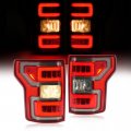 Kuafu Pair Led Tail Light Compatible With 2018-2020 Ford F-150 Pickup Xl Xlt Rear Brake Lamp Assembly Driver Passenger Side