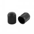 Uxcell Plastic Tire Valve Stem Caps 13mm X 10mm 100pcs Black