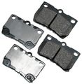 Act1113 Proact Ultr Ceramic Disc Brake Pad Kit Rear Grey Low Noise And Dust 