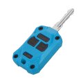 Injection Molded Key Fob Cover For Jeep Wrangler Jk 2 Door And Unlimited 4 2007 2018 Baby Blue Abs Plastic Protective Case 