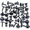 20 Sets T25 Fender Liner Bumper Cover Screw Nylon Grommet For Audi Vw N90833801 N90974701 Multipurpose Spoiler Deflector Splash