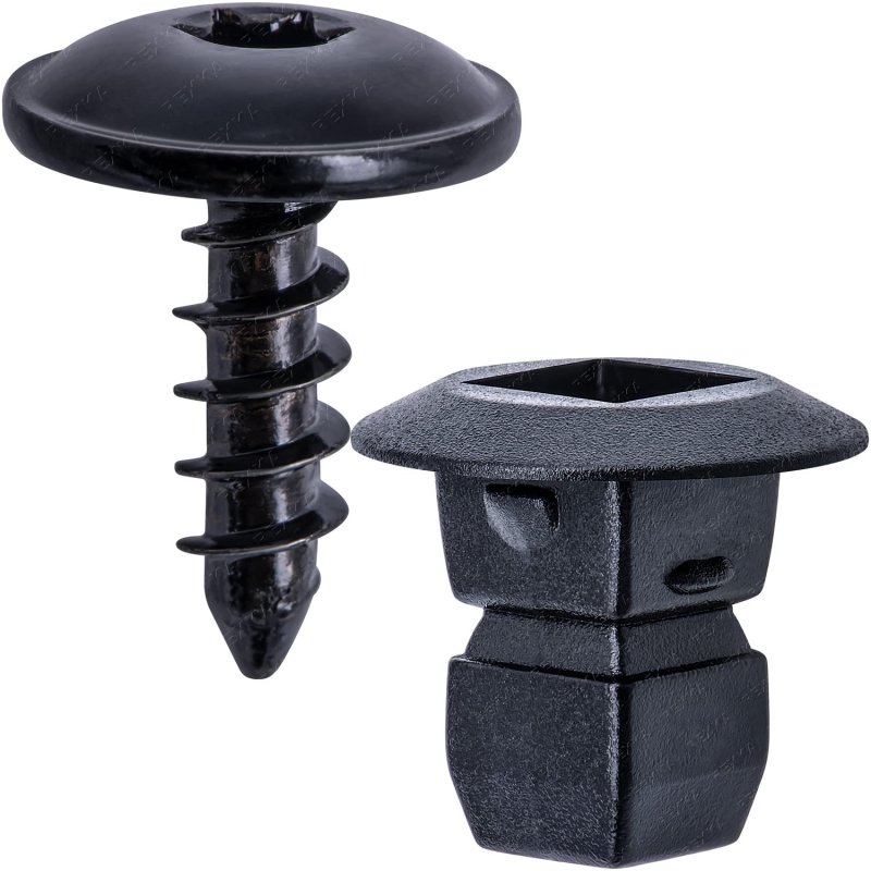 20 Sets T25 Fender Liner Bumper Cover Screw Nylon Grommet For Audi Vw N90833801 N90974701 Multipurpose Spoiler Deflector Splash