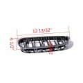 Left Right Front Upper Carbon Fiber Kidney Grille Grill Compatible With 07-10 Bmw E92 E93 Coupe Convertible Pre-lci 2008-13 3