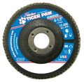 Tiger Paw Xhd Abrasive Flap Disc 60 Grit Type 27 Flat Style Zirconia Alumina 4 5 In Diameter 7 8 Arbor 12000 Rpm Pack Of 10 