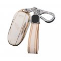 Tpu Key Fob Cover For Tesla Model S 3 Y Accessories Keychain Case White 