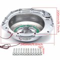 Httmt- Chrome W Yellow Led Sequential Engine Clutch Cover Compatible With Suzuk 99-20 Gsxr1300 Hayabusa P N Mt313-001a-lrt-cd