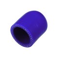 1 Pcs 30mm Length 28mm 10 Id Blue Car Silicone Rubber Hose End Cap Reinforced Blanking For Bypass Tube Universal 