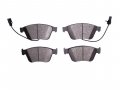 Front Semi Metallic Brake Pads 4-piece For 2003-2018 Bentley Continental Gt 