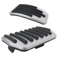 Foot Pedal Pad Replacement 1x Gas And Brake Non-slip Surface Design Fit For Tesla Model 3 Y 2016-2025 Silver Set Of 2 