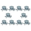 10pcs 4 Fuel Injection Hose Clamps 7 16 1 2 Diameter 11-13mm 