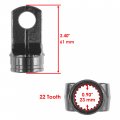 Caltric Front Propeller Drive Shaft Yoke Compatible With Kawasaki Bayou 300 Klf300c 4x4 1989 1990-2005