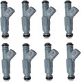 8x Fuel Injectors 0280155715 0280150947 0280150965 For Ford F250 F350 Super Duty 5 4l 2000 2001 2002 2003 2004 24lb 4 Holes 