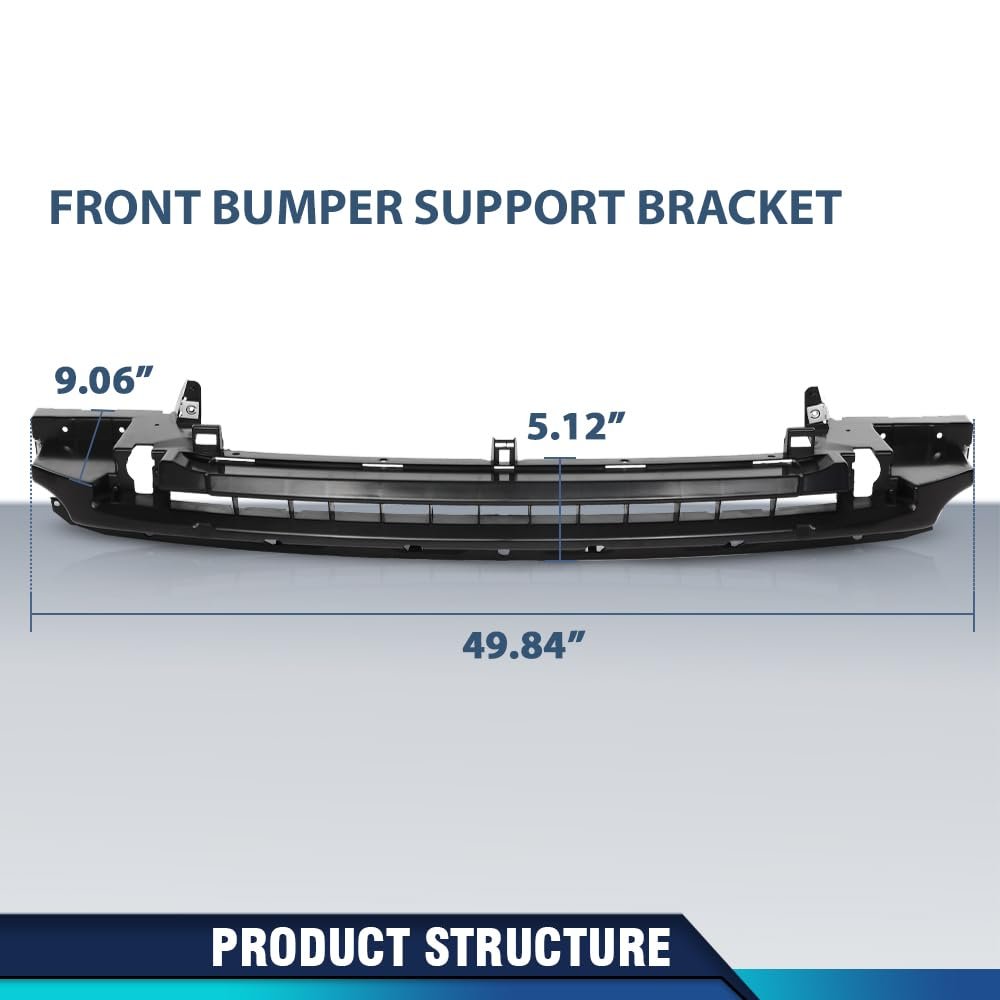 Front Bumper Support Bracket For Range Rover Evoque 2010-2018 Lr038530 Black