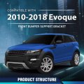 Front Bumper Support Bracket For Range Rover Evoque 2010-2018 Lr038530 Black