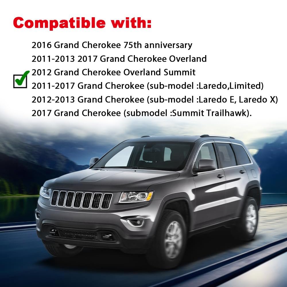 Front Right Fender Flare Wheel Opening Molding Arch Trim For Jeep Grand Cherokee 2011 2012 2013 2014 2015 2016 Black Smooth