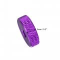 Uxcell Flat Knurled Nut M5 X 16mm 5mm Thumb Nuts Lock Adjusting Aluminum Alloy Purple 5pcs