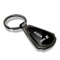 Lincoln Mkz Black Dome Gunmetal Metal Teardrop Premium Key Chain 2 125 In X 1 25 Modern Style Zinc Keychain For Adults Unisex