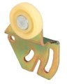 Roller Assembly 7 8 In Dia 2 Assy Carded Offset Adjustable Steel Bracket With Flat Edge Nylon Wheel Fits 3 4 To 1 Thick Doors 